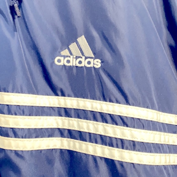 🎉 Adidas Unisex Vintage Hooded Waterproof Jacket - XL ✨ - Picture 2 of 7